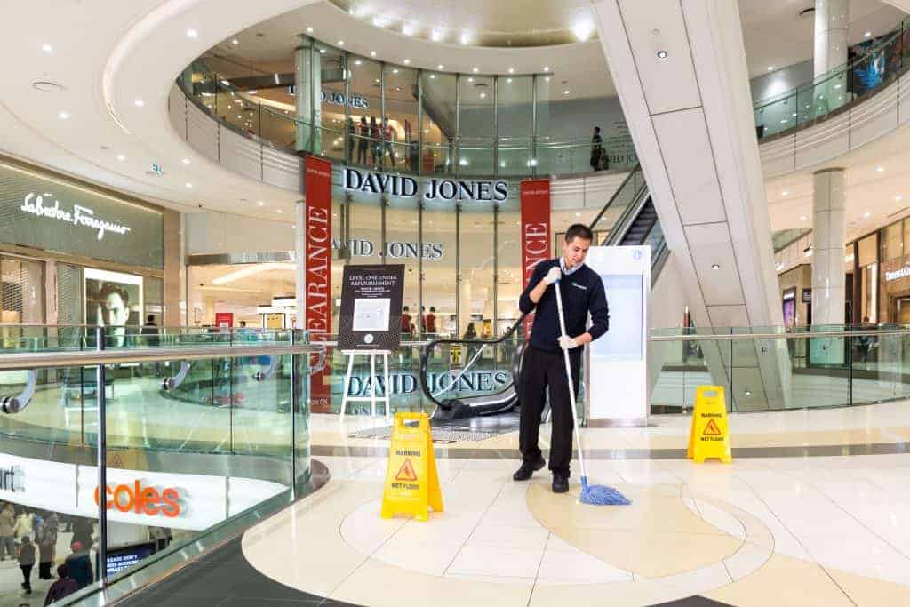 Commercial window cleaning in Wellington.