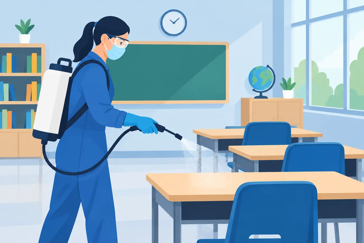 School Cleaning Disinfection Protocols That Work
